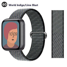 Load image into Gallery viewer, Nylon Loop Strap for apple watch band 44mm 40mm 45mm 41mm 38mm 42mm 44 mm bracelet correa Watchband iWatch serie 3 5 6 se 7 band

