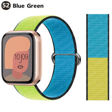 Load image into Gallery viewer, Nylon Loop Strap for apple watch band 44mm 40mm 45mm 41mm 38mm 42mm 44 mm bracelet correa Watchband iWatch serie 3 5 6 se 7 band
