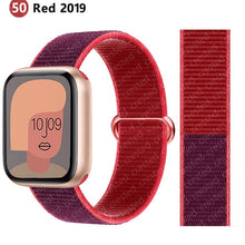 Load image into Gallery viewer, Nylon Loop Strap for apple watch band 44mm 40mm 45mm 41mm 38mm 42mm 44 mm bracelet correa Watchband iWatch serie 3 5 6 se 7 band
