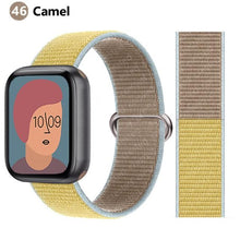 Load image into Gallery viewer, Nylon Loop Strap for apple watch band 44mm 40mm 45mm 41mm 38mm 42mm 44 mm bracelet correa Watchband iWatch serie 3 5 6 se 7 band
