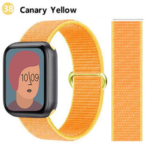 Load image into Gallery viewer, Nylon Loop Strap for apple watch band 44mm 40mm 45mm 41mm 38mm 42mm 44 mm bracelet correa Watchband iWatch serie 3 5 6 se 7 band
