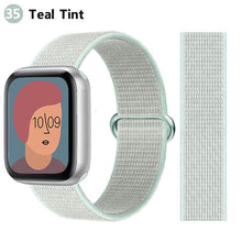 Load image into Gallery viewer, Nylon Loop Strap for apple watch band 44mm 40mm 45mm 41mm 38mm 42mm 44 mm bracelet correa Watchband iWatch serie 3 5 6 se 7 band
