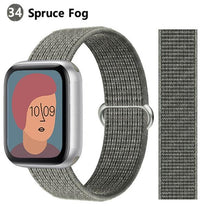 Load image into Gallery viewer, Nylon Loop Strap for apple watch band 44mm 40mm 45mm 41mm 38mm 42mm 44 mm bracelet correa Watchband iWatch serie 3 5 6 se 7 band
