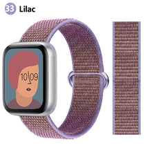 Load image into Gallery viewer, Nylon Loop Strap for apple watch band 44mm 40mm 45mm 41mm 38mm 42mm 44 mm bracelet correa Watchband iWatch serie 3 5 6 se 7 band
