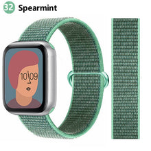 Load image into Gallery viewer, Nylon Loop Strap for apple watch band 44mm 40mm 45mm 41mm 38mm 42mm 44 mm bracelet correa Watchband iWatch serie 3 5 6 se 7 band
