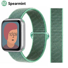 Load image into Gallery viewer, Nylon Loop Strap for apple watch band 44mm 40mm 45mm 41mm 38mm 42mm 44 mm bracelet correa Watchband iWatch serie 3 5 6 se 7 band
