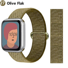 Load image into Gallery viewer, Nylon Loop Strap for apple watch band 44mm 40mm 45mm 41mm 38mm 42mm 44 mm bracelet correa Watchband iWatch serie 3 5 6 se 7 band
