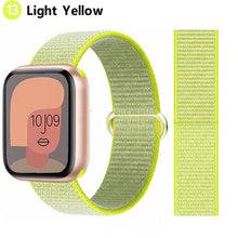 Load image into Gallery viewer, Nylon Loop Strap for apple watch band 44mm 40mm 45mm 41mm 38mm 42mm 44 mm bracelet correa Watchband iWatch serie 3 5 6 se 7 band
