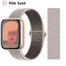 Load image into Gallery viewer, Nylon Loop Strap for apple watch band 44mm 40mm 45mm 41mm 38mm 42mm 44 mm bracelet correa Watchband iWatch serie 3 5 6 se 7 band
