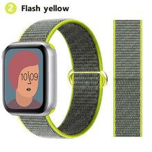Load image into Gallery viewer, Nylon Loop Strap for apple watch band 44mm 40mm 45mm 41mm 38mm 42mm 44 mm bracelet correa Watchband iWatch serie 3 5 6 se 7 band
